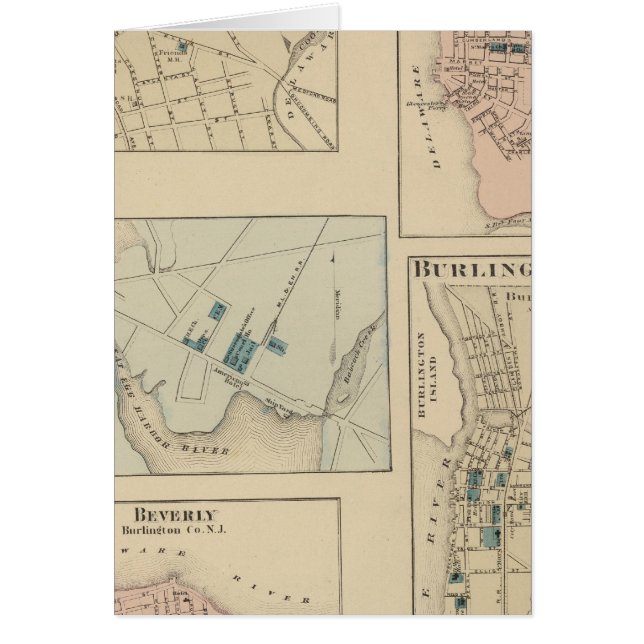 Haddonfield, Gloucester City, Burlington (Front)