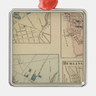 Haddonfield, Gloucester City, Burlington Metal Tree Decoration