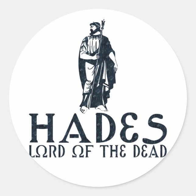 Hades Classic Round Sticker (Front)