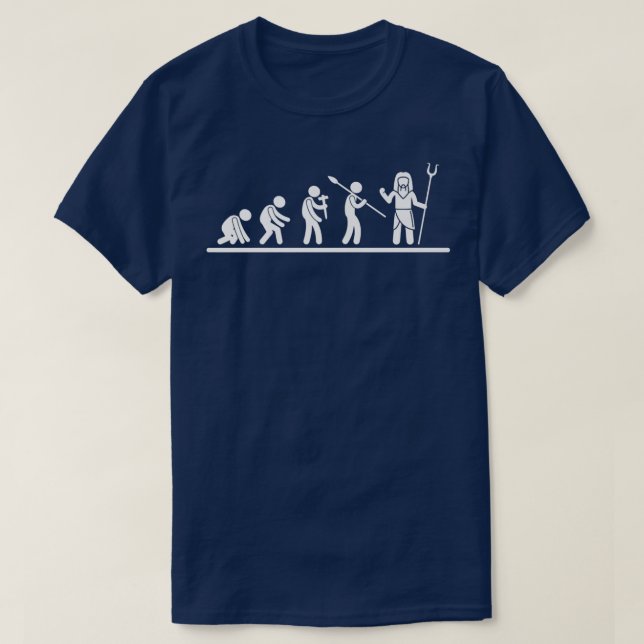 Hades Evolution Ancient Greek Gods Goddess - Medus T-Shirt (Design Front)