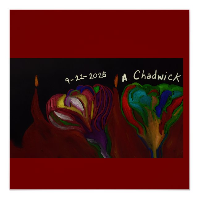 Hades Floral Arrangement Glossy Poster (Front)