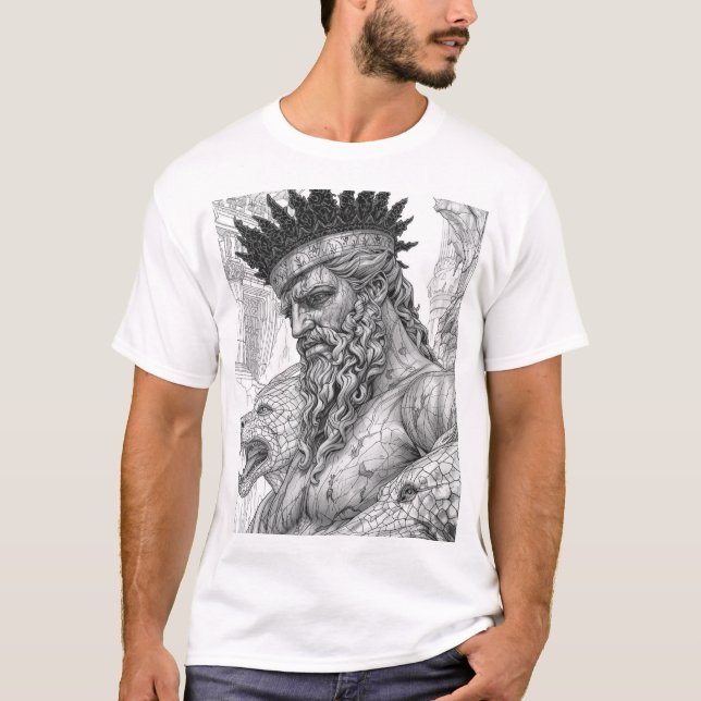 Hades Greek God of the Underworld - Mythological A T-Shirt (Front)