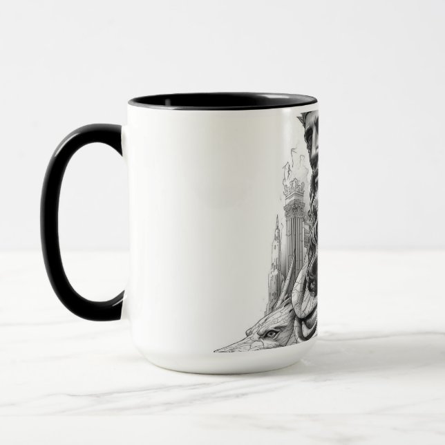 Hades Lord of the Underworld Antique Style Mug (Left)
