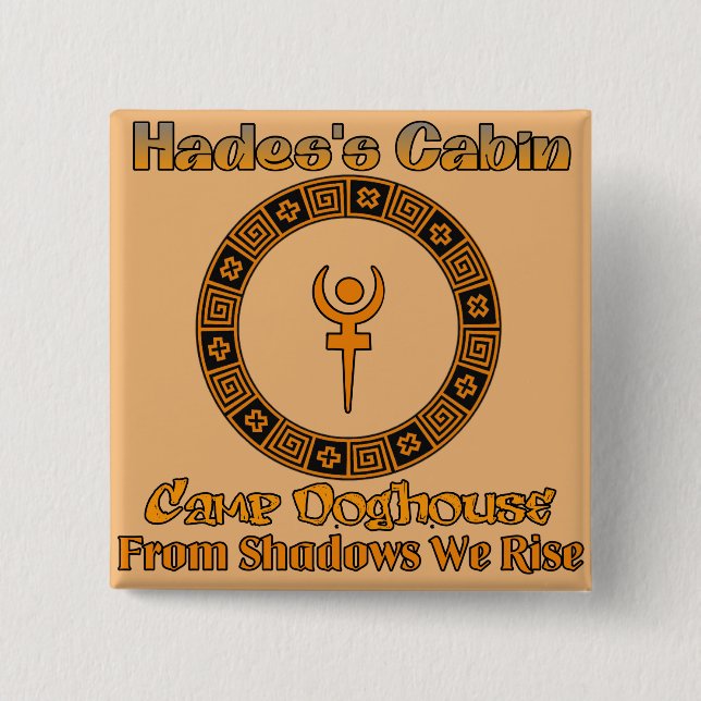 Hades's Cabin Button (Front)