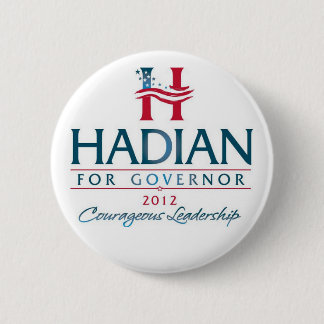 Hadian for Governor 6 Cm Round Badge