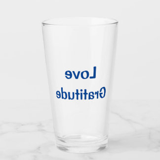 HADO Water Glass - Love Gratitude - Dr Emoto