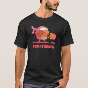 Hadouken Burger Street Fight Tomato in Fast Food V T-Shirt