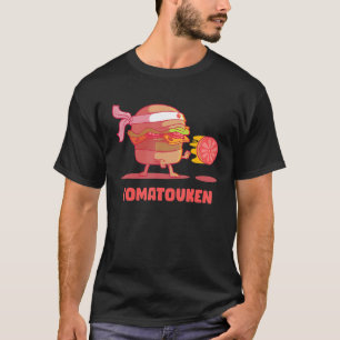 Hadouken Burger Street Fight Tomato in Fast Food V T-Shirt