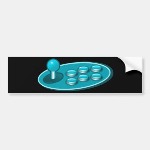 Hadouken Gamer Fightstick Bumper Sticker
