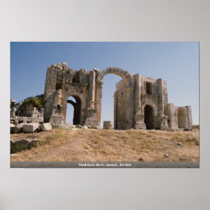 Hadrian's Arch, Jerash, Jordan Poster