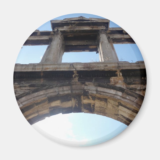hadrian's arch magnet (Front)