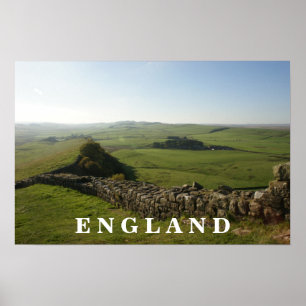 Hadrians Wall England Poster