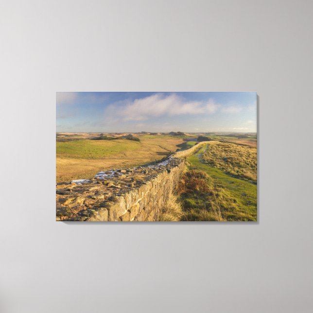 Hadrian's Wall Stretched Canvas Print (Front)