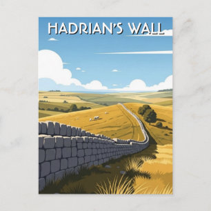 Hadrian's Wall Travel Postcard