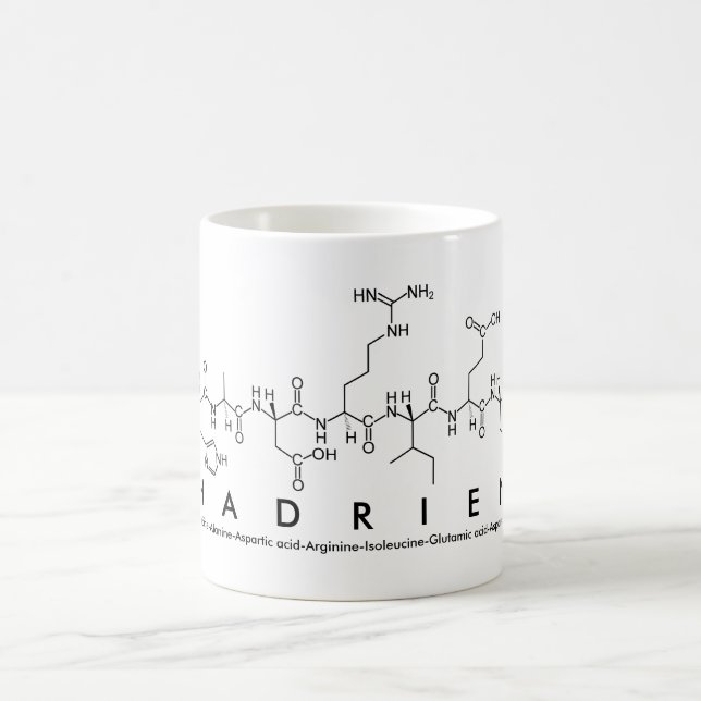 Hadrien peptide name mug (Center)