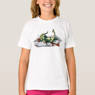 Hadrosaurus Relaxing In A Jacuzzi. T-Shirt