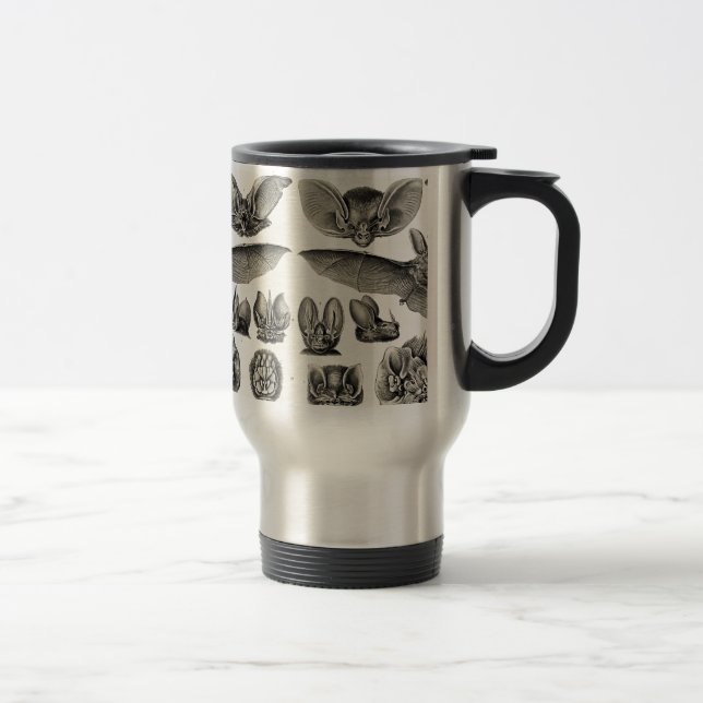 Haeckel Chiroptera Travel Mug (Right)