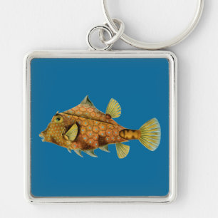 Haeckel Fish Key Ring