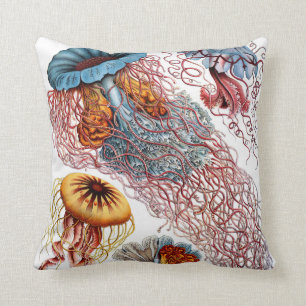 Haeckel ~ Jellyfish Cushions