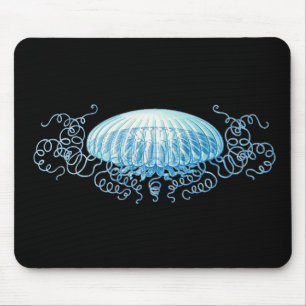 Haeckel Jellyfish Mouse Mat