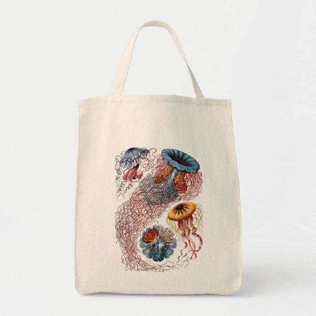 Haeckel Jellyfish Tote Bag (Front)