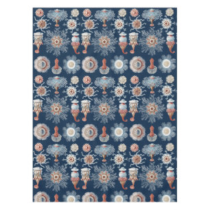 Haeckel Nature Art Siphonophorae Antique Print Tablecloth