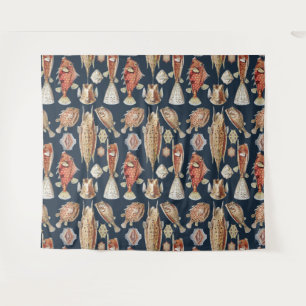 Haeckel Ostraciontes Tropical Fish Nature Art Tapestry