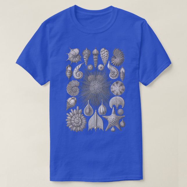 Haeckel Radiolarians etc T-Shirt (Design Front)