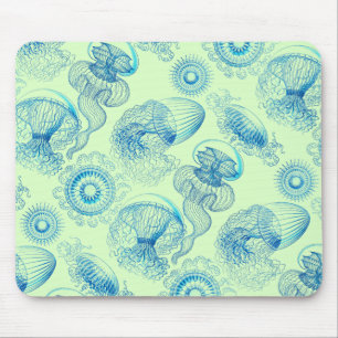 Haeckel's Leptomedusae Mouse Mat