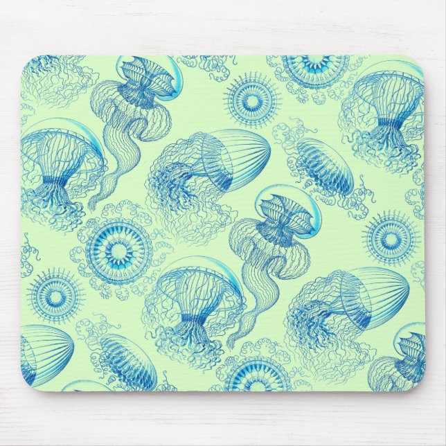 Haeckel's Leptomedusae Mouse Mat (Front)
