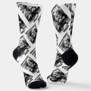 Haematologist Inside Blood Cells Electron Mcrscope Socks