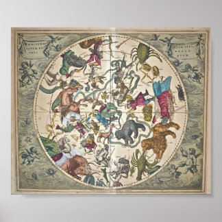 Haemisphaerium Stellatum Boreale Antiquum Poster