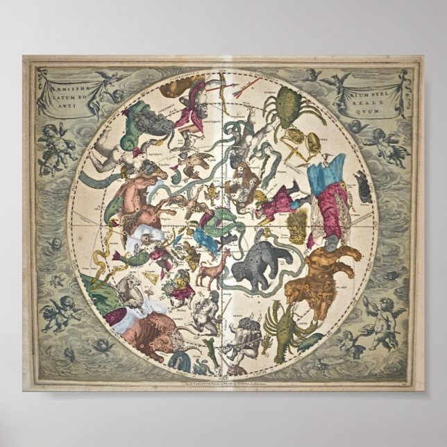 Haemisphaerium Stellatum Boreale Antiquum Poster (Front)