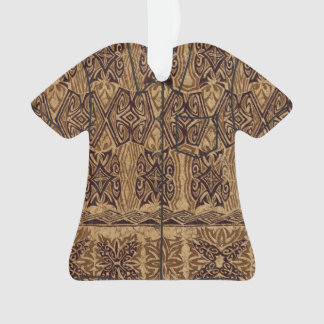 Haena Beach Hawaiian Primitive Tapa Aloha Shirt Ornament