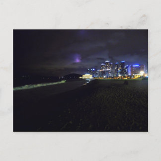 Haeundae Beach at Night Postcard