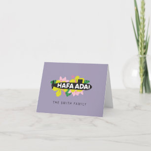 Hafa Adai Submarine - Guam Custom Note Card