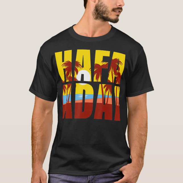 Hafa Adai Sunset Inside Chamorro Guam CNMI Christm T-Shirt (Front)