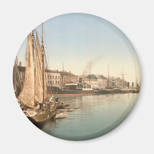 Hafenstrasse in Copenhagen Magnet (Front)