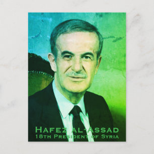 Hafez al-Assad, Syrian Arab Republic President Postcard