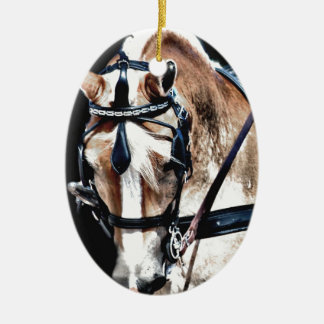 Haflinger Ceramic Tree Decoration