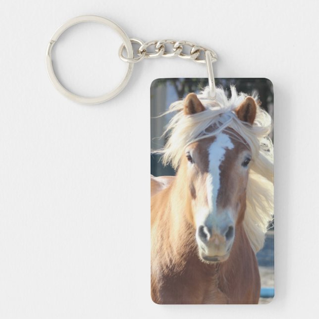 Haflinger Horse Key Ring (Front)