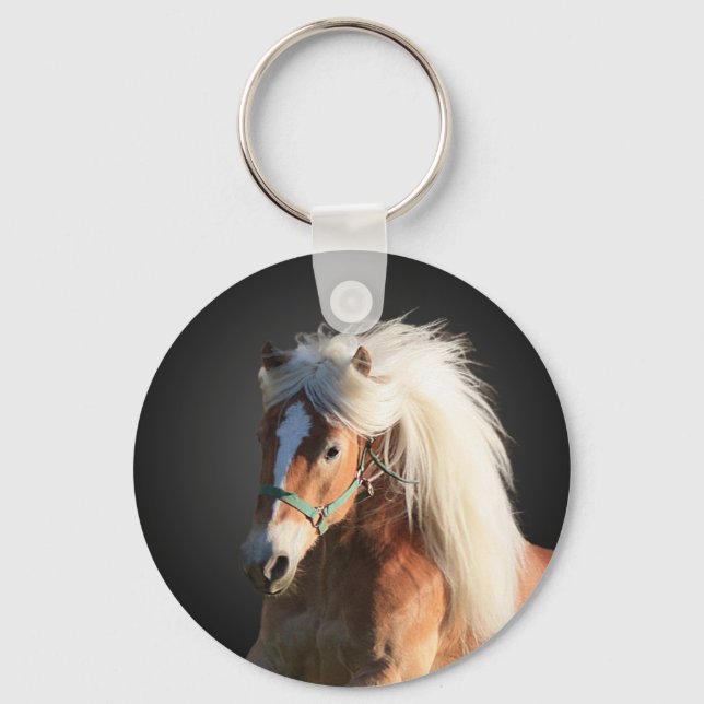 Haflinger Horse Key Ring (Front)