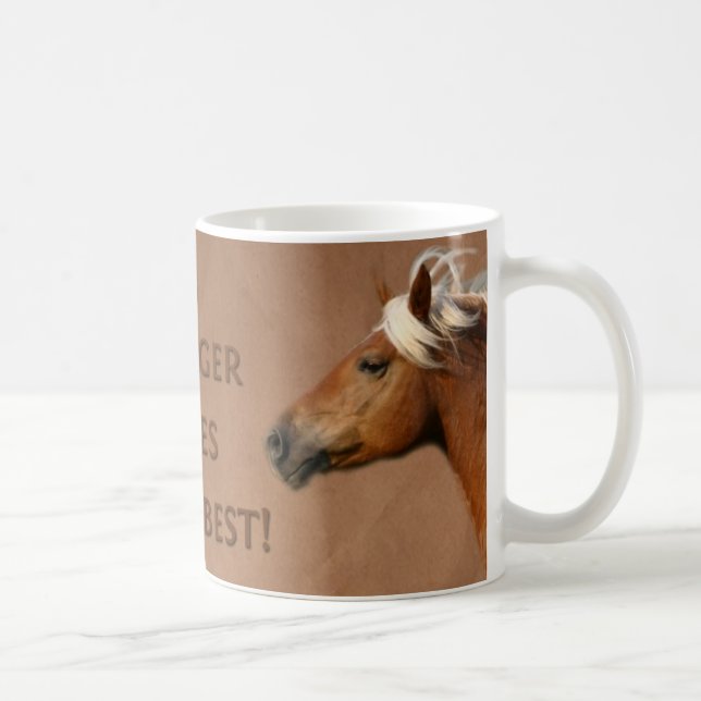Haflinger horse mug (Right)