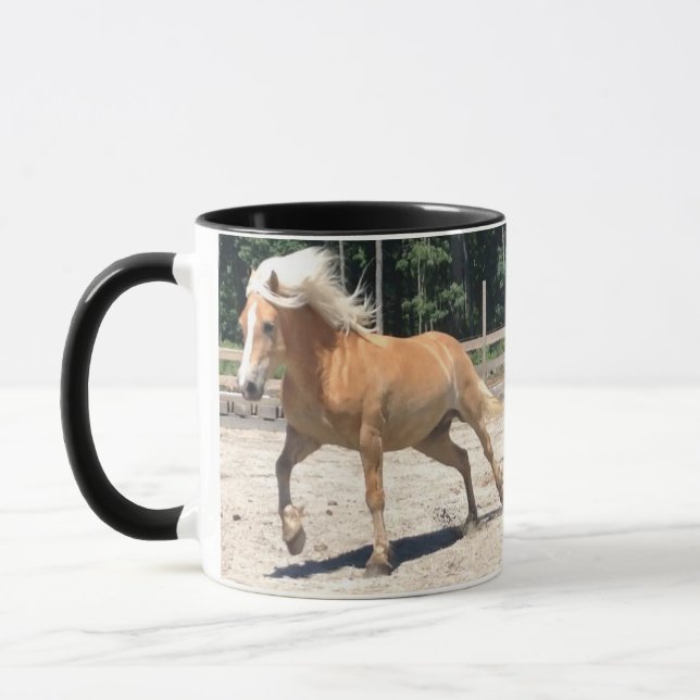 Haflinger Horse Mug. Mug (Left)