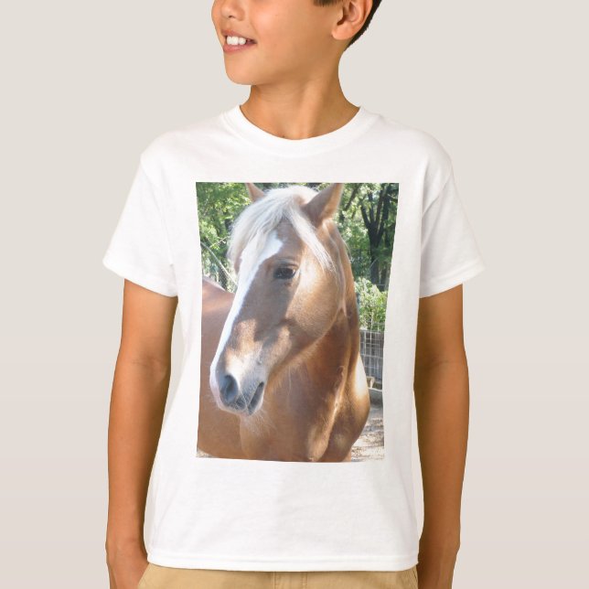 Haflinger Horse T-Shirt (Front)