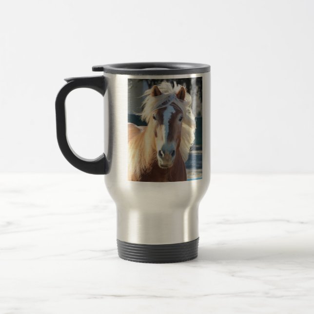 Haflinger Travel Mug (Left)