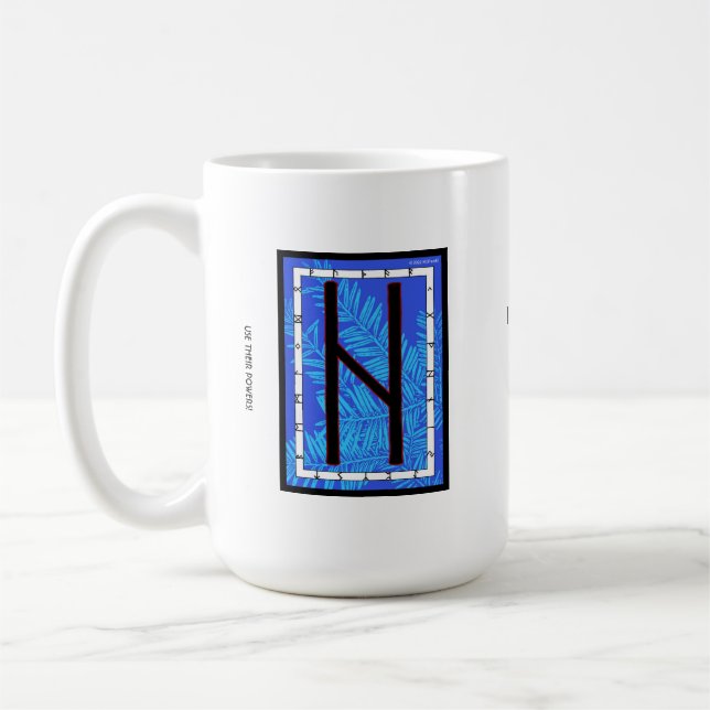 Hagalaz Rune Mug – Change! (Left)