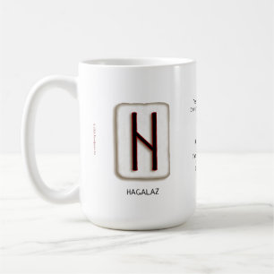 Hagalaz RuneStone 15 oz. Mug
