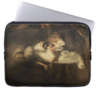 Hagar and the Angel (by Carel Fabritius) Laptop Sleeve