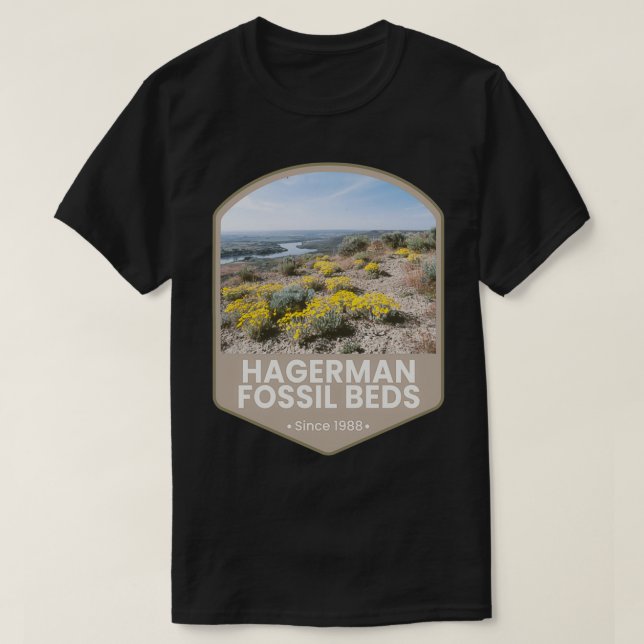 Hagerman Fossil Beds T-Shirt (Design Front)
